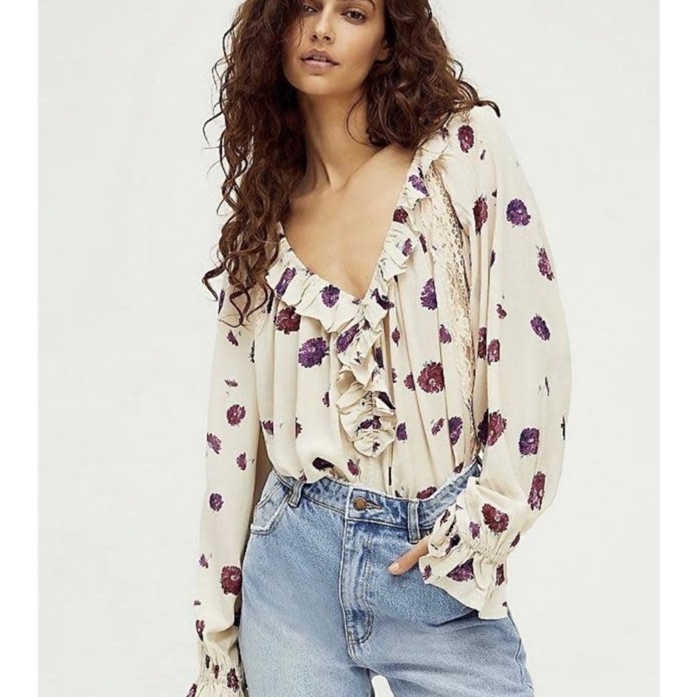 Free People Poppy flower bodysuit 🌺 - Picture 3 of 5